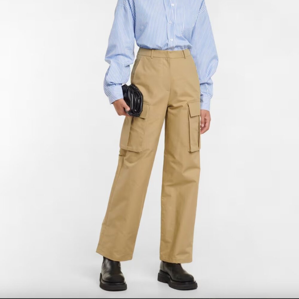 The Frankie Shop- Gia Cargo Pants - Beige - NWT - L